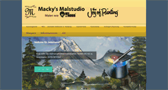 Desktop Screenshot of mackys-malstudio.de